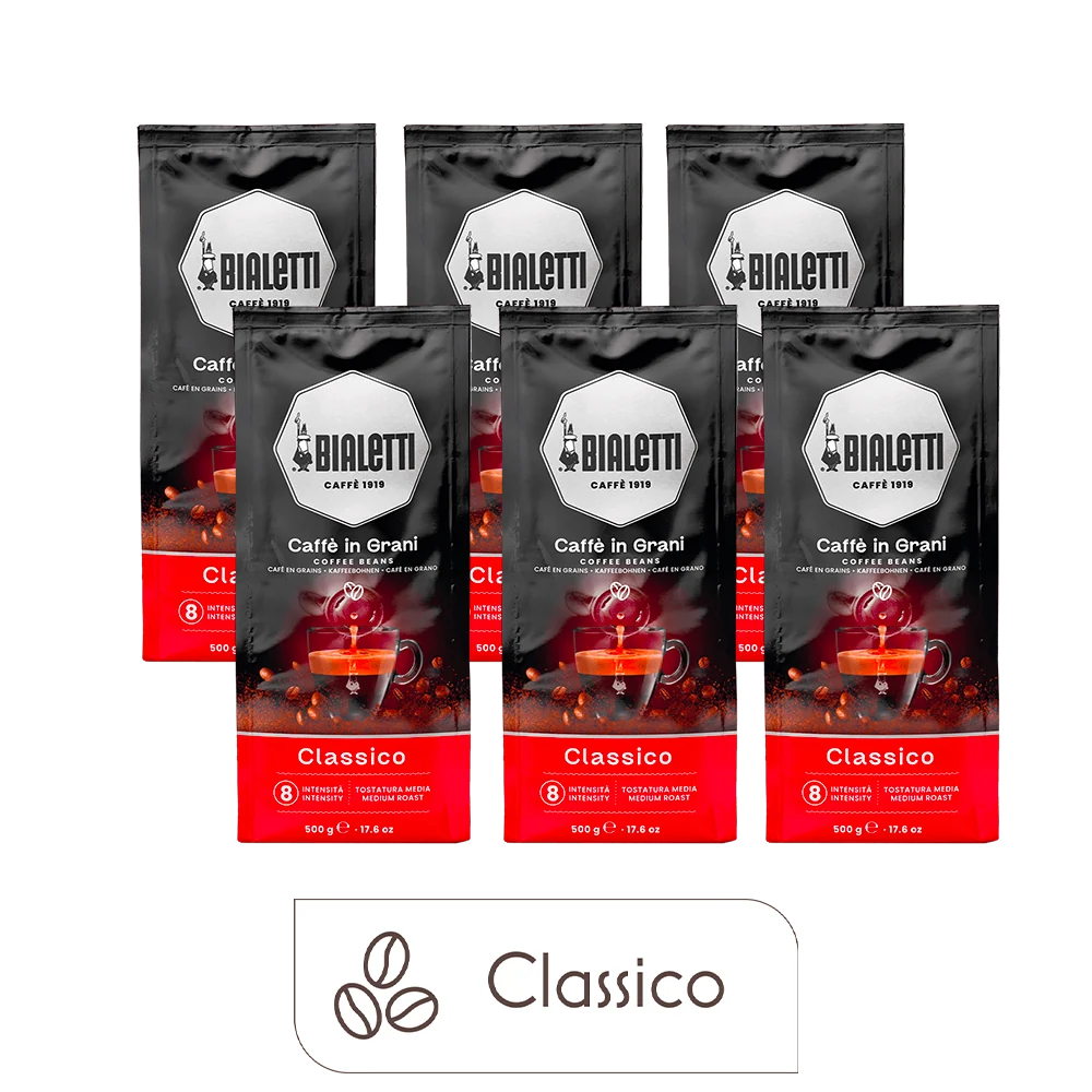 Whole Bean Coffee Classico 500grams – 6 packs