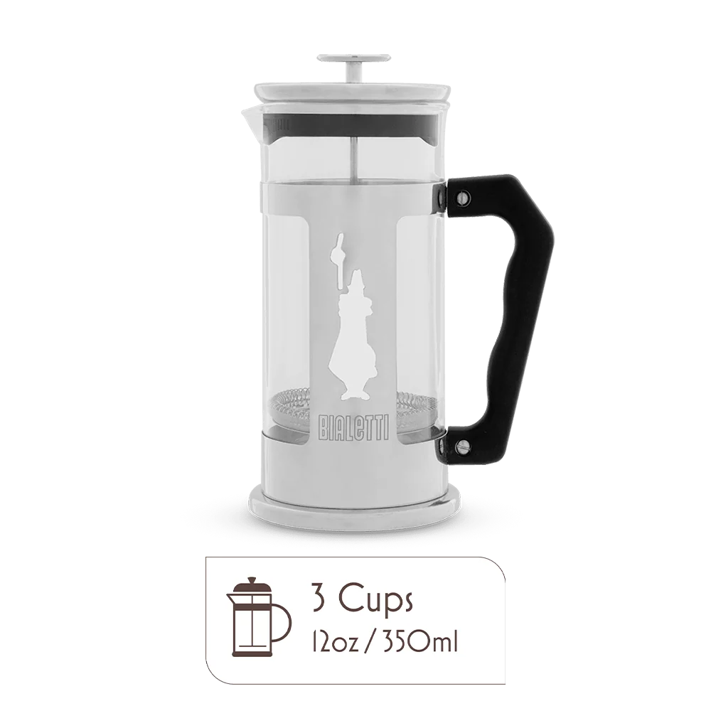 Bialetti Preziosa French Press 3 Cup – Coffee & Tea Maker