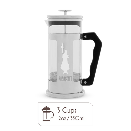 Bialetti Preziosa French Press 3 Cup – Coffee & Tea Maker