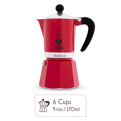 Bialetti Rainbow Moka Pot – Italian Stovetop Espresso Maker